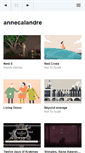 Mobile Screenshot of annecalandre.com